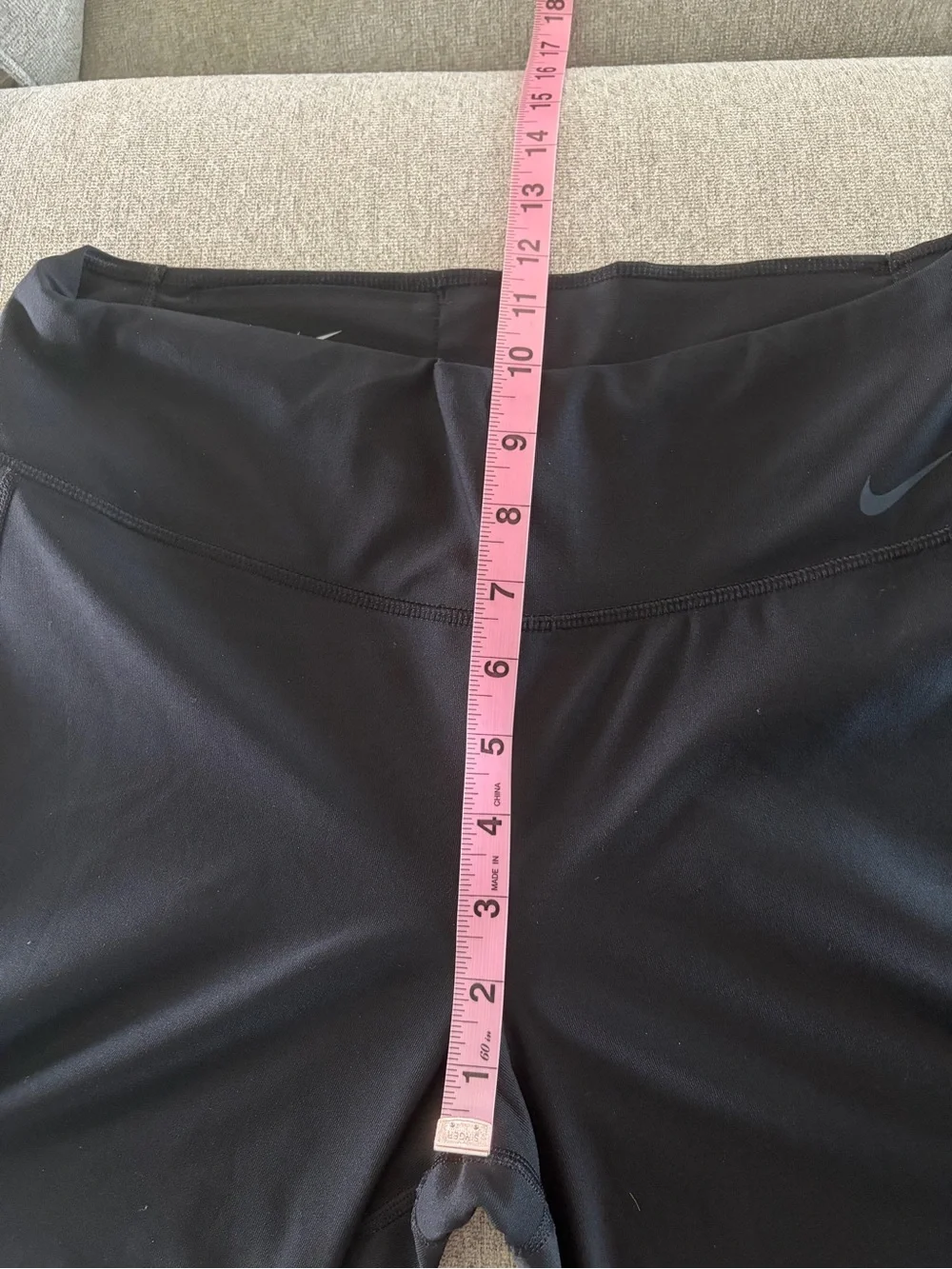 Nike Dri-Fit Classic Fit Training Long Pant Flare Leg Size Medium Black Yoga